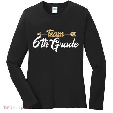 Team 6th Grade Golden Arrow Women's Long Sleeve Shirt