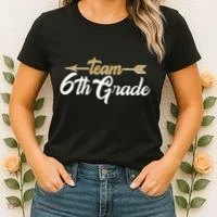 Team 6th Grade Golden Arrow Women's T-Shirt thumb 2