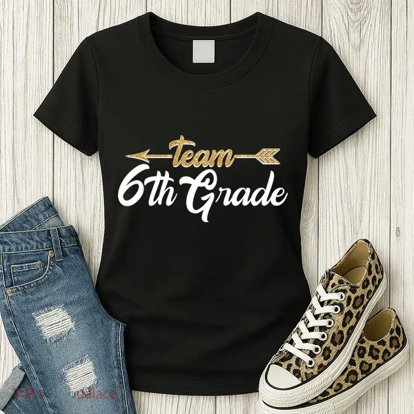 Team 6th Grade Golden Arrow Women's T-Shirt