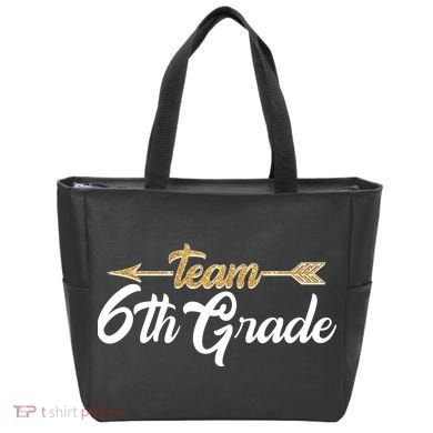 Team 6th Grade Golden Arrow Tote Bag