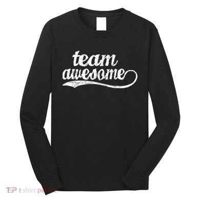 Team Awesome Retro Long Sleeve Shirt