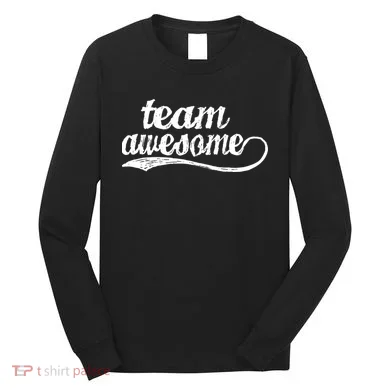 Team Awesome Retro Long Sleeve Shirt