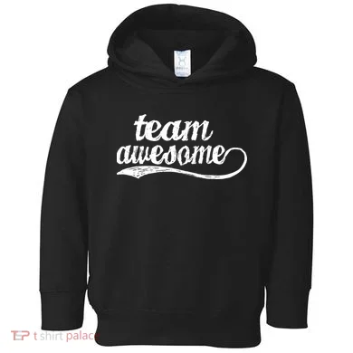 Team Awesome Retro Toddler Hoodie