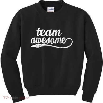 Team Awesome Retro Kids Sweatshirt