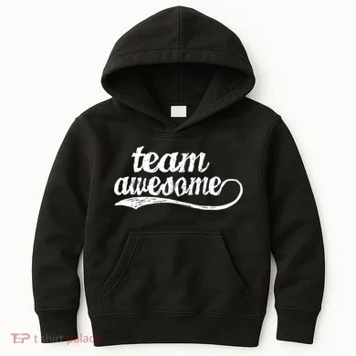 Team Awesome Retro Kids Hoodie