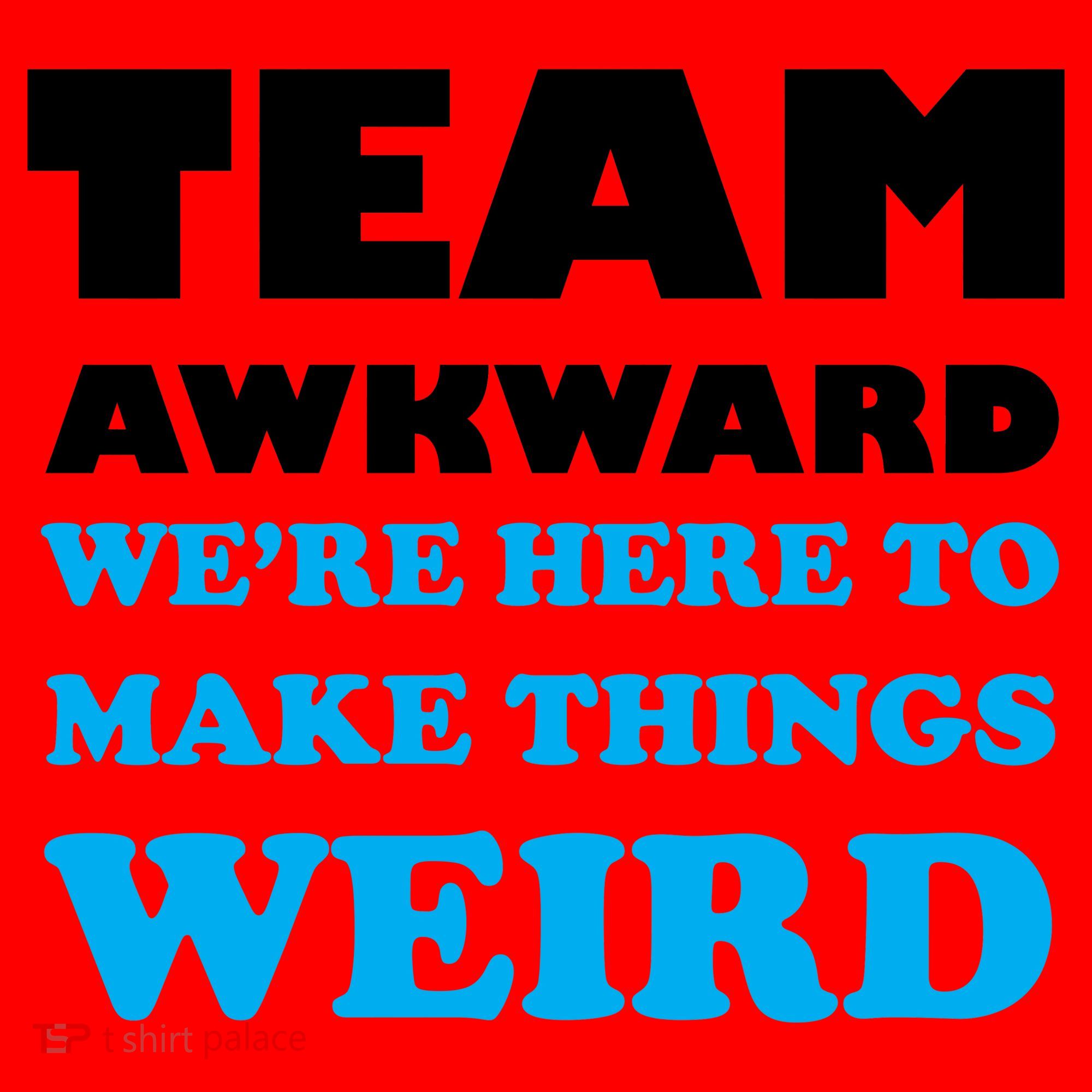 Team Awkward Were Here To Make Things Weird Santa Hat