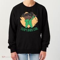 Team Baby Girl Dabbing Funny Women's Sweatshirt thumb 0