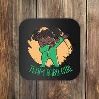 Team Baby Girl Dabbing Funny Coaster thumb 0