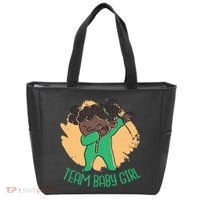 Team Baby Girl Dabbing Funny Tote Bag thumb 0