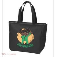 Team Baby Girl Dabbing Funny Tote Bag thumb 3