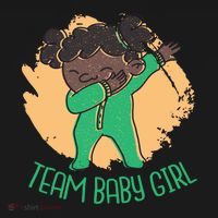 Team Baby Girl Dabbing Funny Tote Bag thumb 4