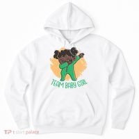 Team Baby Girl Dabbing Funny Hoodie thumb 0