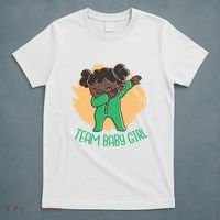 Team Baby Girl Dabbing Funny T-Shirt thumb 5