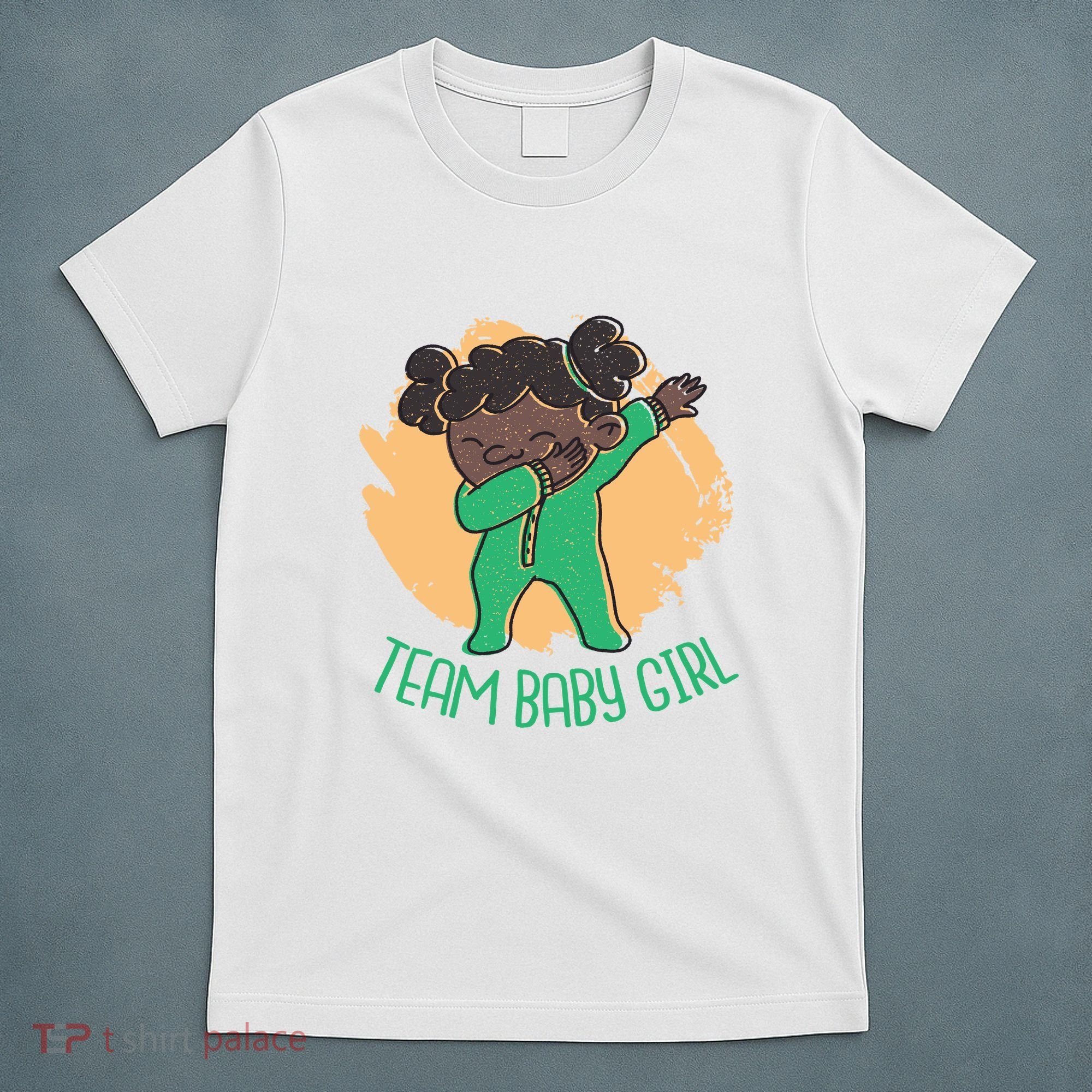 Team Baby Girl Dabbing Funny T-Shirt