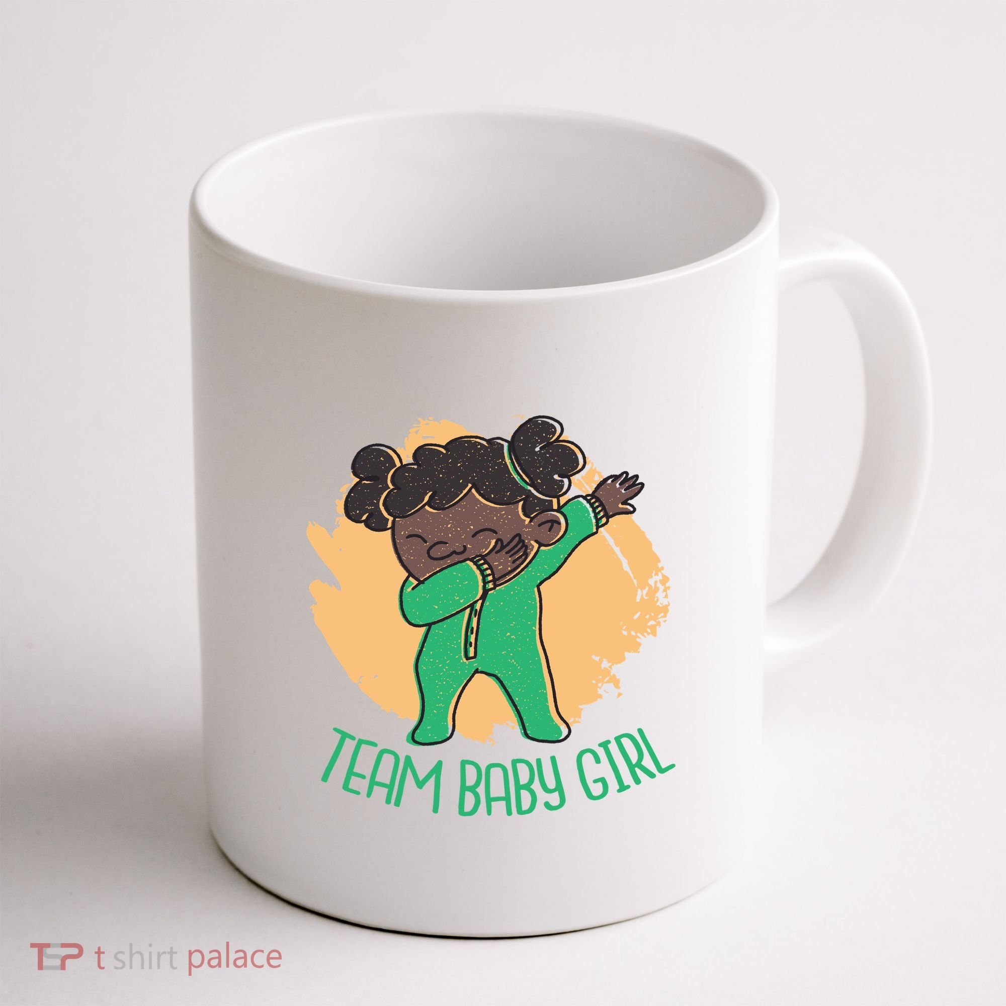 Team Baby Girl Dabbing Funny Coffee Mug