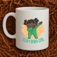 Team Baby Girl Dabbing Funny Coffee Mug thumb 2