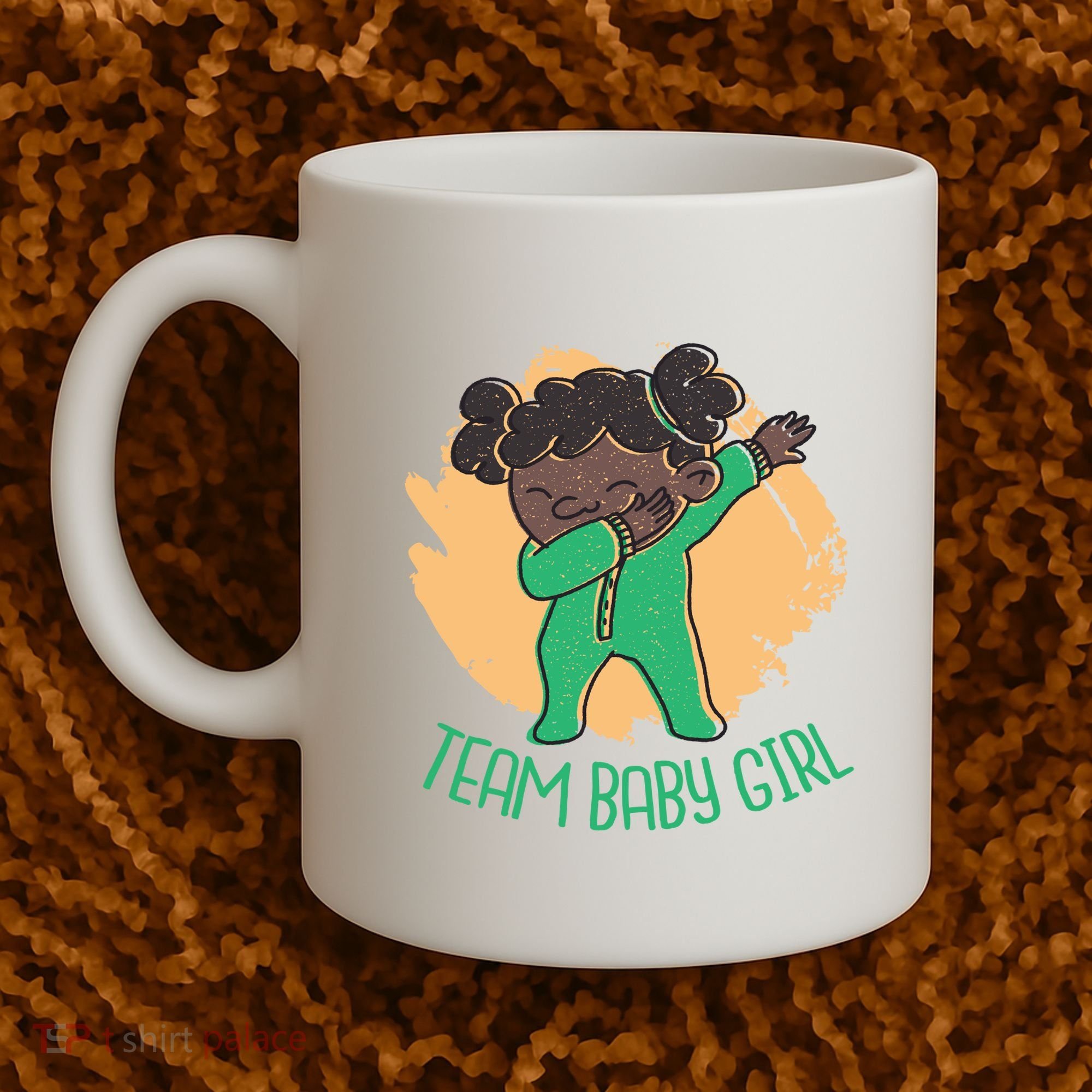 Team Baby Girl Dabbing Funny Coffee Mug