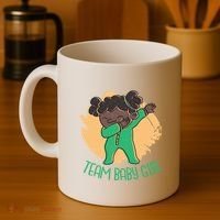 Team Baby Girl Dabbing Funny Coffee Mug thumb 4