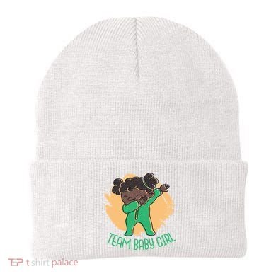 Team Baby Girl Dabbing Funny Beanie