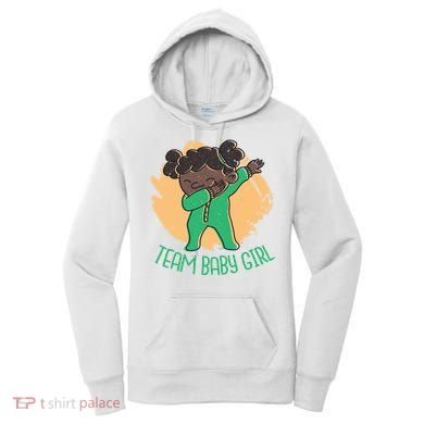 Team Baby Girl Dabbing Funny Women's Hoodie