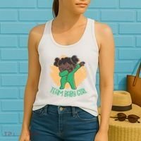 Team Baby Girl Dabbing Funny Women's Tank Top thumb 2