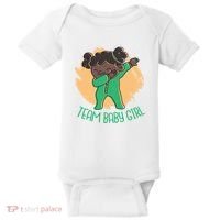 Team Baby Girl Dabbing Funny Baby Bodysuit thumb 0