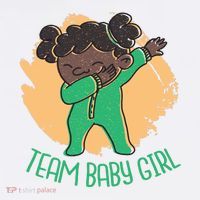 Team Baby Girl Dabbing Funny Hat thumb 2