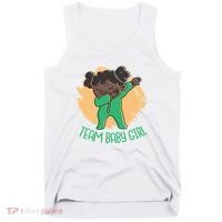 Team Baby Girl Dabbing Funny Tank Top thumb 0