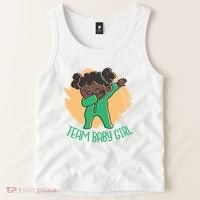 Team Baby Girl Dabbing Funny Tank Top thumb 2