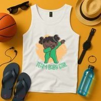 Team Baby Girl Dabbing Funny Tank Top thumb 4