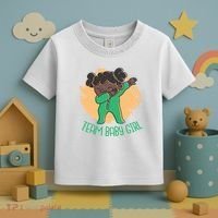 Team Baby Girl Dabbing Funny Toddler T-Shirt thumb 3