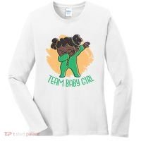 Team Baby Girl Dabbing Funny Women's Long Sleeve Shirt thumb 0