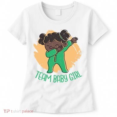 Team Baby Girl Dabbing Funny Women's T-Shirt