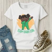 Team Baby Girl Dabbing Funny Women's T-Shirt thumb 3