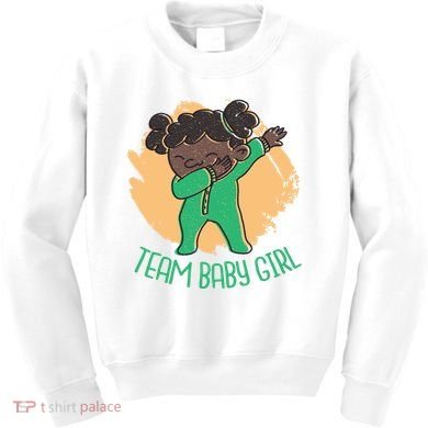 Team Baby Girl Dabbing Funny Kids Sweatshirt