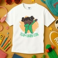 Team Baby Girl Dabbing Funny Kids T-Shirt thumb 3