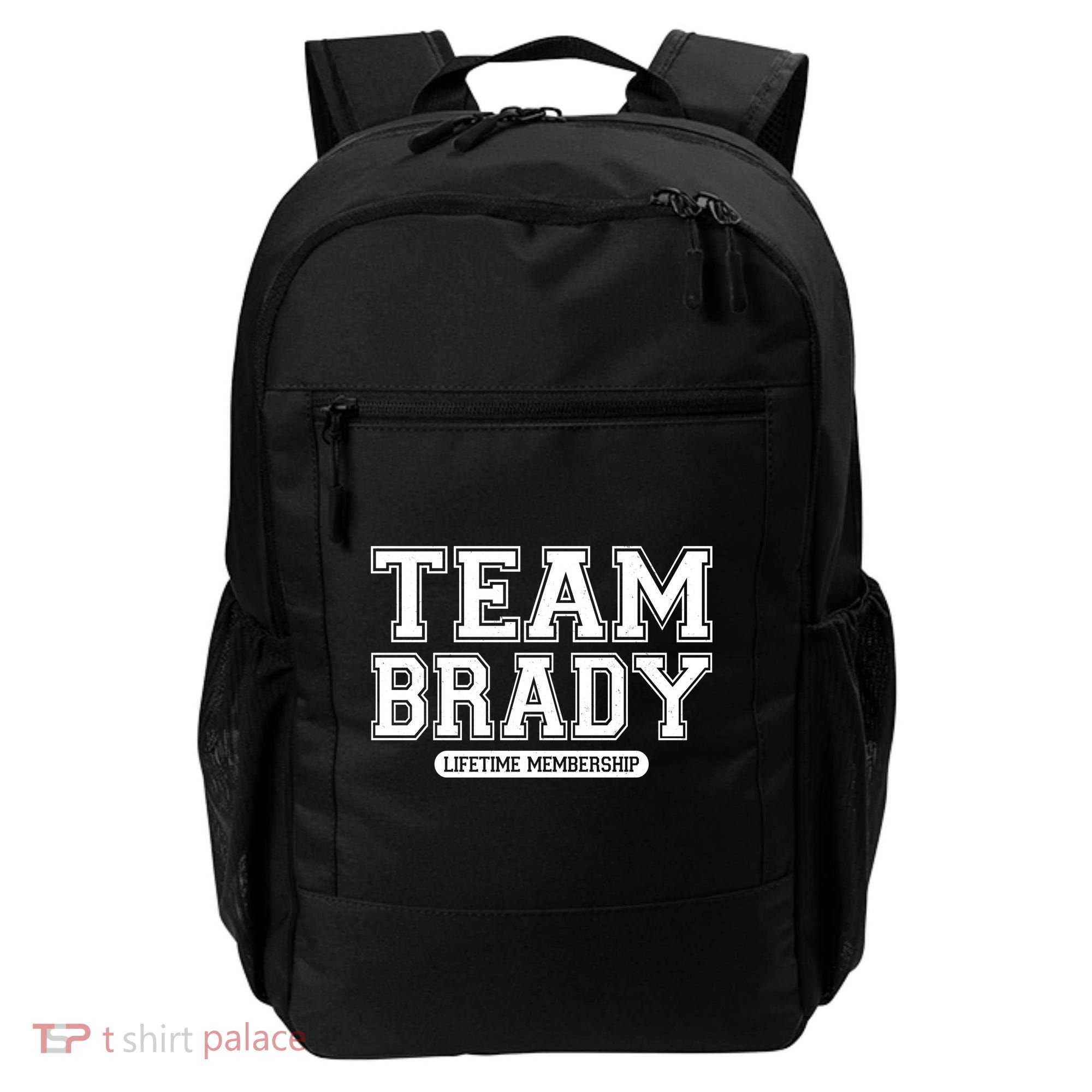 Team Brady Lifetime Memebership Backpack