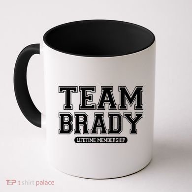 Team Brady Lifetime Memebership Coffee Mug