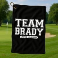Team Brady Lifetime Memebership Golf Towel thumb 1