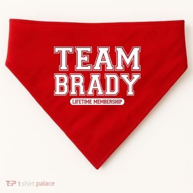 Team Brady Lifetime Memebership USA-Made Doggie Bandana