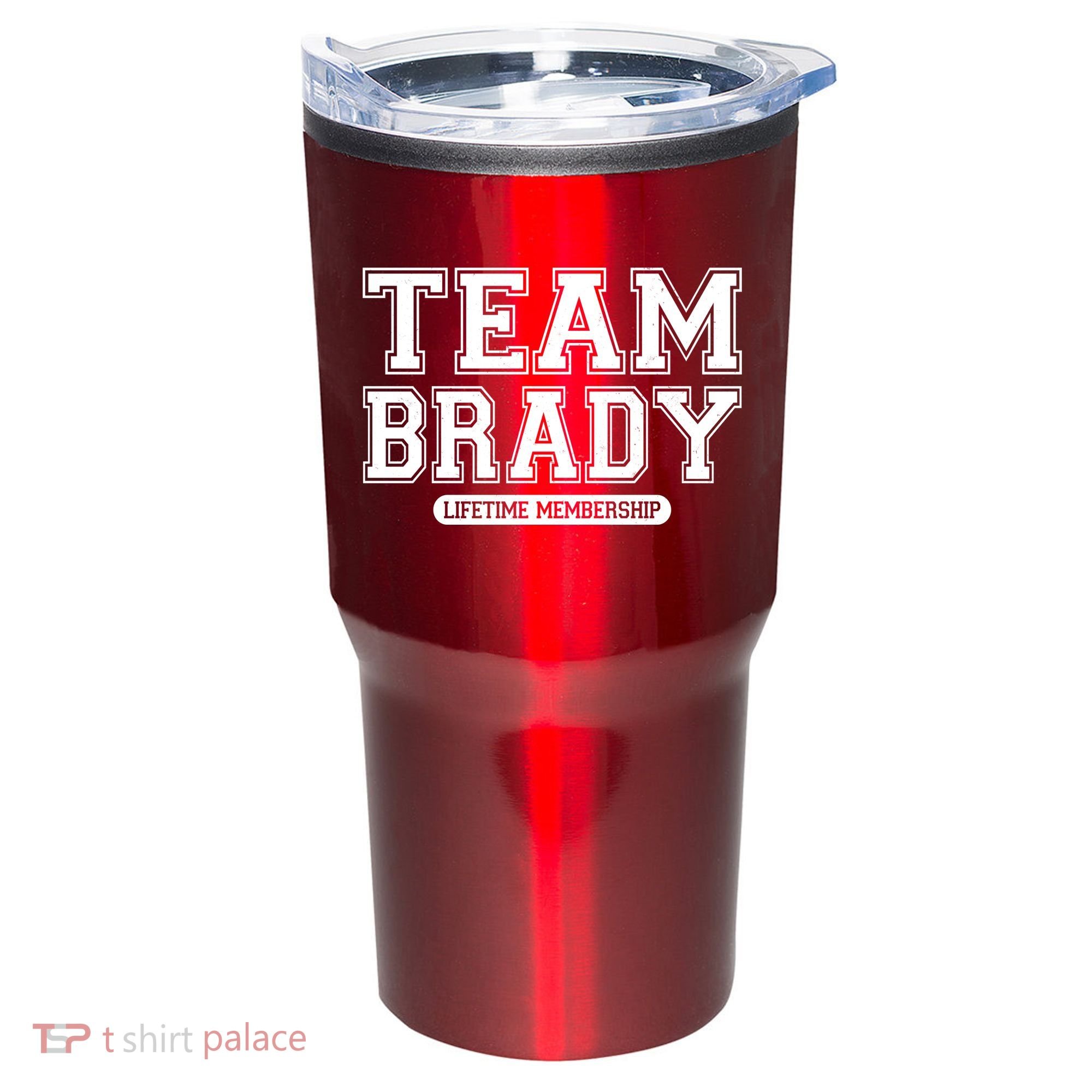 Team Brady Lifetime Memebership Tumbler