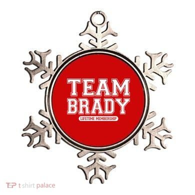 Team Brady Lifetime Memebership Ornament