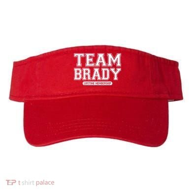 Team Brady Lifetime Memebership Visor