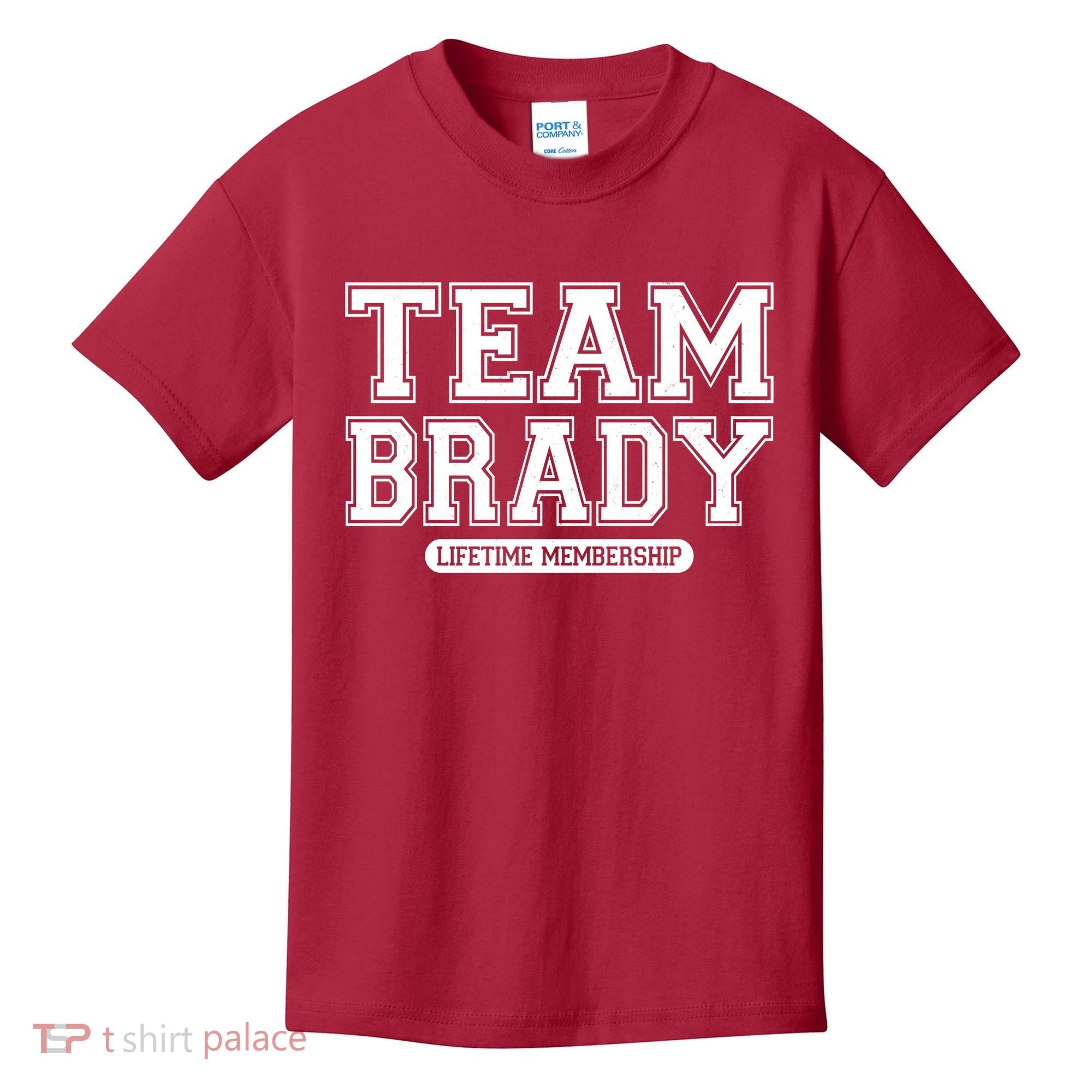 Team Brady Lifetime Memebership Kids T-Shirt