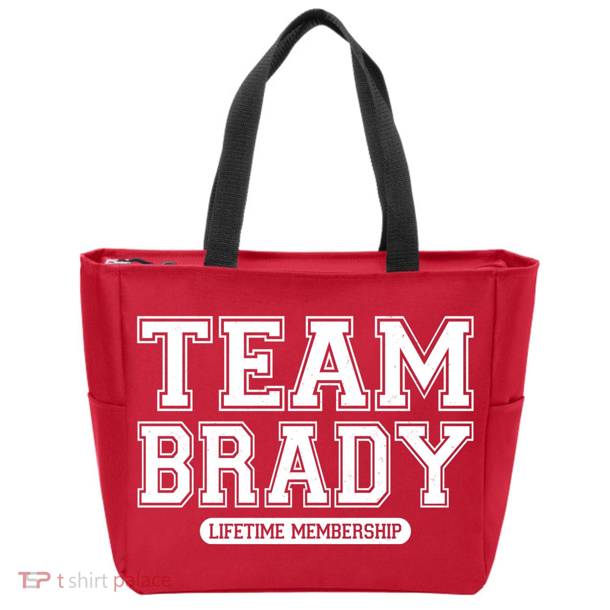 Team Brady Lifetime Memebership Tote Bag