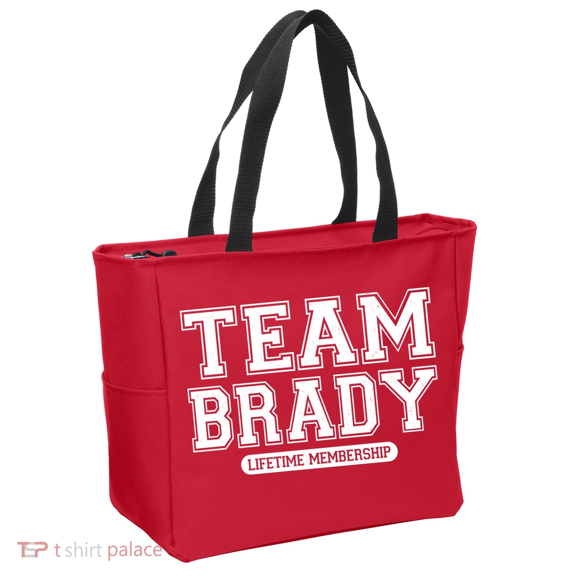 Team Brady Lifetime Memebership Tote Bag