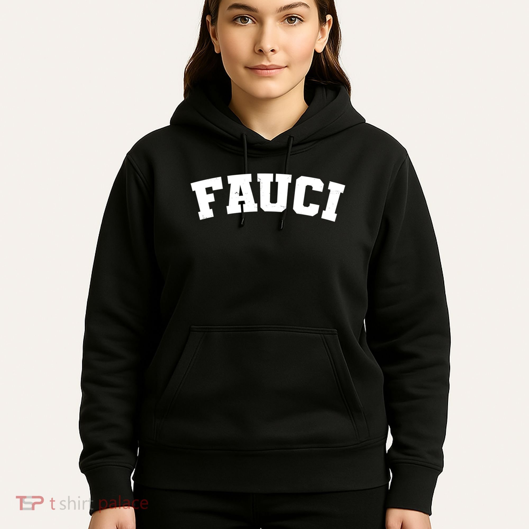 Team Dr Fauci Sporty Logo Hoodie