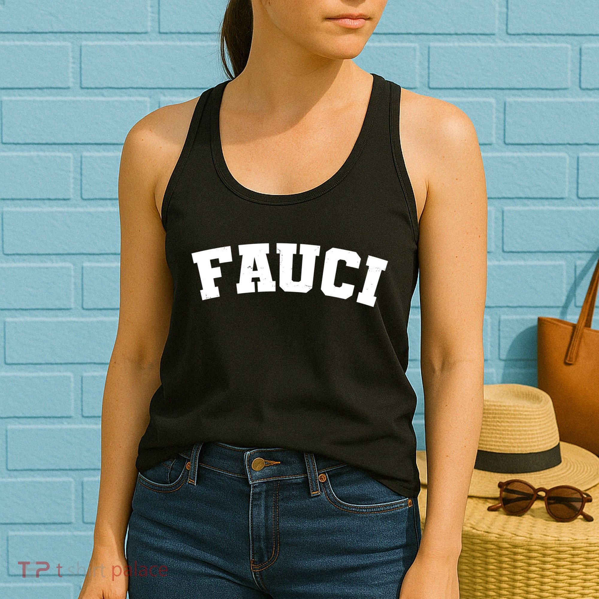 Team Dr Fauci Sporty Logo Women's Tank Top