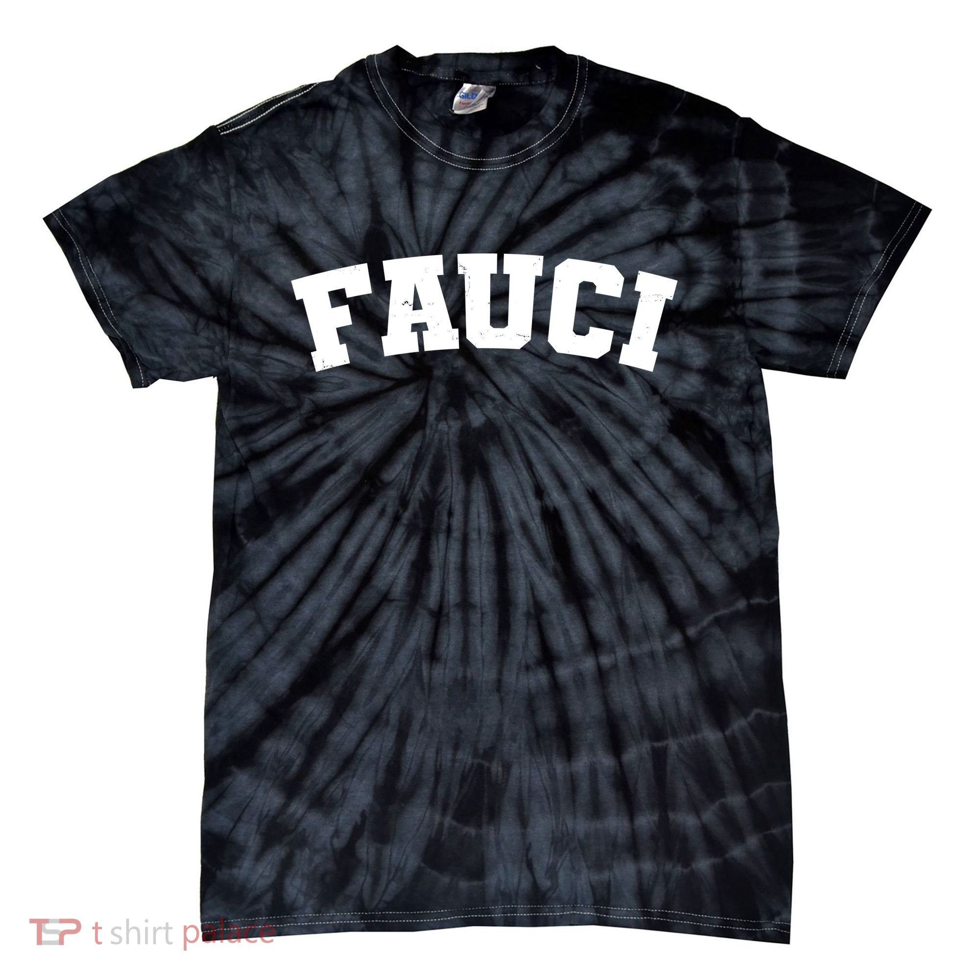 Team Dr Fauci Sporty Logo Tie-Dye T-Shirt