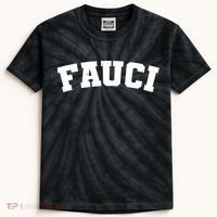 Team Dr Fauci Sporty Logo Kids Tie-Dye T-Shirt thumb 0